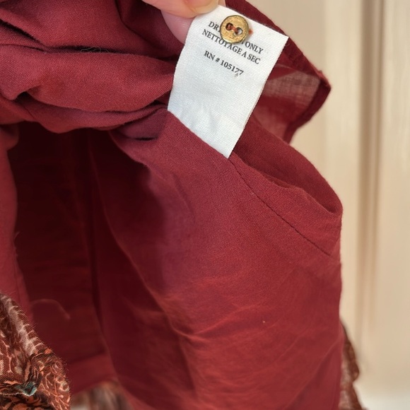 Ulla Johnson Adele Mini Dress Rose Bud Size 16 Floral Ruffle Sleeve Knee Length - Picture 8 of 14